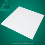 100% virgin material white plastic sheet good ptfe sheet