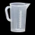 Import 1000ml Laboratory Plastic Measuring Cup with Handle 1L Plastic Beaker from China