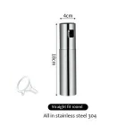 100ML All-in 304 Stainless Steel Olive Oil Sprayer Bottle Spaying Mist Fog for Cooking Diet Oil Control
