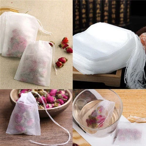 100Pcs/pack Tea bags 5.5 x 7CM Empty Scented Tea Bags With String Heal Seal Filter Paper for Herb Loose Tea Bolsas