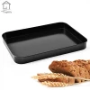 10inch rectangle carbon steel cookie bread baguette baking tray pan bakeware for cake chicken and turkey