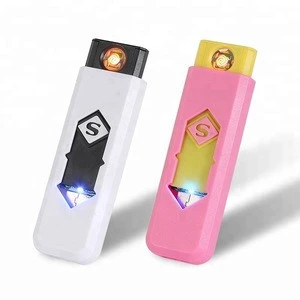 12  Colors Recharge Within Li-Battery Flameless USB Lighter