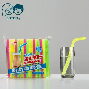 12 mm Disposable PP Bubble Tea Drinking straws