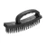 Import 125mm Crimped Wire Wheel Brushes Single Section Golf Club Brush Round Head Golf Cleaner Brush from China