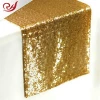 12*78"design price dining living room cocktail extra long gold sequin table runner for sale