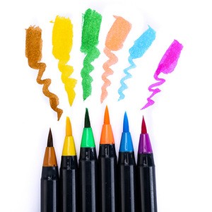 12pcs watercolor brushes marker pen set