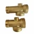 Import 1/4 1/2 3/4 1 inch 5 ways transfrom copper joint connector union brass plumbing pipe fittings from China