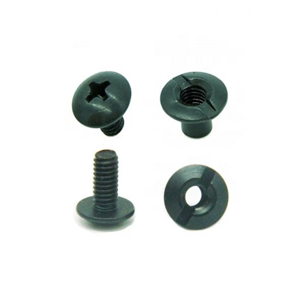 1/4&quot;, 3/8&quot;, 1/2&quot; Black Chicago Screws for  IWB Kydex Leather Holster