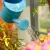 Import 1.5 L homeware colored mini iron watering can metal garden watering shower from China