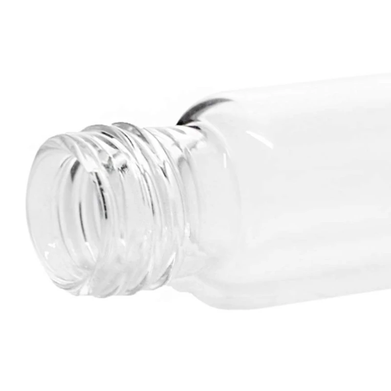 15*100 mm Clear Round Bottom Test Tube Glass Bottle with Child Proof Cap