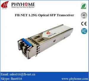 1550nm DFB laser 80KM Compliant with HUAWEI SFP MSA module Gigabit Ethernet Fiber Optical Transceiver