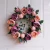 Import 16&quot; Artificial Flower Garland Floral Spring Wreath Supplies Wholesale With Silk Flowers For Front Door Home Decoration from China