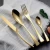 Import 18/10 Rose Gold Plated Cutlery Restaurant Flatware from China