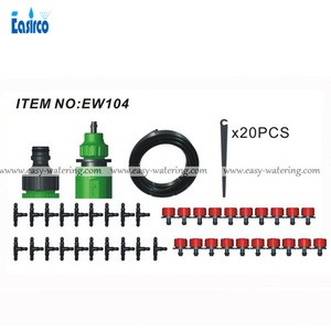 20 micro drip irrigation system for Hanging basket with garden timer.Sprinkler Micro irrigation kits