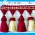 Import 2015 newest double color curtain accessory, curtain decorative tassel/fringes from China