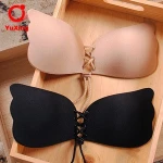 2017 lady silicone bra,strapless bra,Invisible sexy Underwear Reusable Eco-friendly of harmless