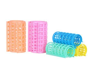 2018 high quality wholesale plastic magnetic cosmetic hair rollers