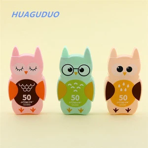 2018 student stationery items office kawaii school supplies Cartoon cute owl shaped cheap white correction tape