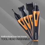 2018Multi-Functional Professional Electric Usb Nose Hair Clippers High Quality Mini Nose Ear Hair Trimmer  for Men Women
