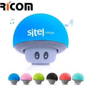 2019 amazon best sell Powered Wireless Shower waterproof mini mushroom wireless speaker portable