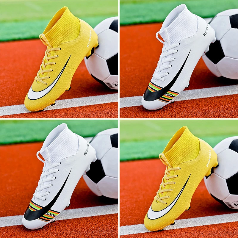 2019 New professional sport football boots soccer shoes for kids FG outdoor high quality soccer  shoes