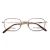 Import 2020 creative design eyeglasses Big Size eyewear power lenses titanium optical frames from China