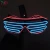 Import 2020 Hot Products Battery Build In El Glasses Glow In The Dark Led Glasses For Party Usb Rechargeable from China