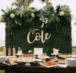 2020 most fashionable green plants grass wall background wedding decoration wedding event stage background