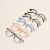Import 2020 new exquisite stainless steel glasses transparent pink optical glasses from China