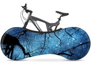 2020 new fashion Customized 26&quot;-28&quot;Elastic Custom Printing Decorative Bicycle Wheel Body Bike Cover