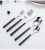 Import 2021 18/0 new wooden/stone pattern handle stainless steel tableware western knife fork and spoon cutlery from China