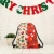 Import 2021 Amazon hot sell Christmas decoration supplies Christmas decoration New year polyester gift drawstring bag from China