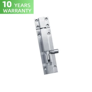 2021 high quality hot sale Stainless steel 304 material 3/4/5/6/8/10/12 inches flat door bolt tower bolt