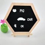 2021 Hot Sale 10x10inch Letterboard Plastic Letter Felt Message Board For Hand Crafts Gift