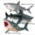 Import 2021 Hot White Shark Ocean Animal Toys, Different Kinds of Shark Deap Sea Animal Models Toys, PVC Sea Animal Toys Figure from China
