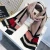 Import 2021 new cashmere double bow scarf womens thickened warm scarf shawl from China