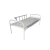 Import 2021 new design simple examination nursing bed hospital flat bed for mobile hospital Patient Bed from China