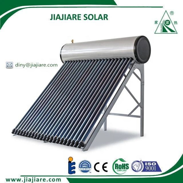 2021 new product compact pressurized heat pipe solar water heater
