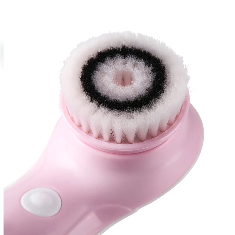 2021 Skin Care Wireless Rechargeable Silicone Sonic Face Brush Cleaner Electric Face Brush