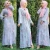 Import 2021 Summer Hot Womens Muslim Embroidery Printed Long Dress Middle East Turkish Embroidered Islamic Clothing from China