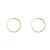 Import 2021 Trendy Jewelry 18k Real Gold Plated Chunky Big Circle Dangle Hoop Earrings Fancy S925 Sterling Silver Round Vintage Earring from China