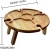 Import 2021 Unique Wholesale Outdoor Gaeden Foldable Wood Picnic Wine Table Portable from China