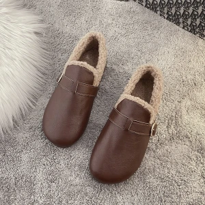 2021 Winter Warm New Arrival High Quality Comfortable Flat Office Shoes