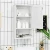 Import 2022 Flat Style six Drawers Wood Modern Cabinet Bathroom Sink Cabinet Set Standing Bathroom Waterproof Furniture from China