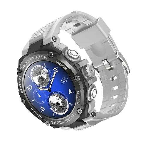 Buy 2024 Ip67 Unisex Outdoor Smart Watch App Control 600mah Large ...