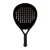 Import 2024 New Popular Beach Paddle Custom Logo Black tennis Ball Carbon Fiber Surface Outdoor Tennis Paddle from China