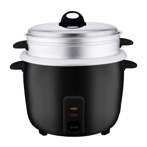 2.2L drum shape electric rice cooker with food steamer rice cooker
