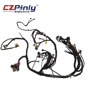 24 p ECU excavator C9 engine wiring harness connector cable 254-7198