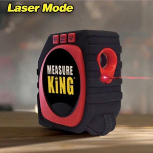 3-in-1 LED Display Roller Wheel Laser Range Finder Measuring Tools Precise Measure King Accurate Laser Measuring Tape