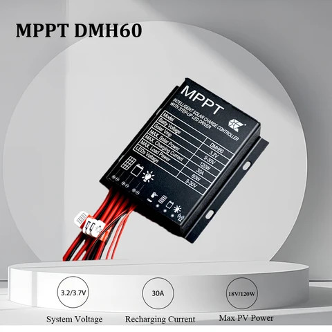 Buy 30a Solar Street Light Controller Intelligent Wireless Dimming Led ...